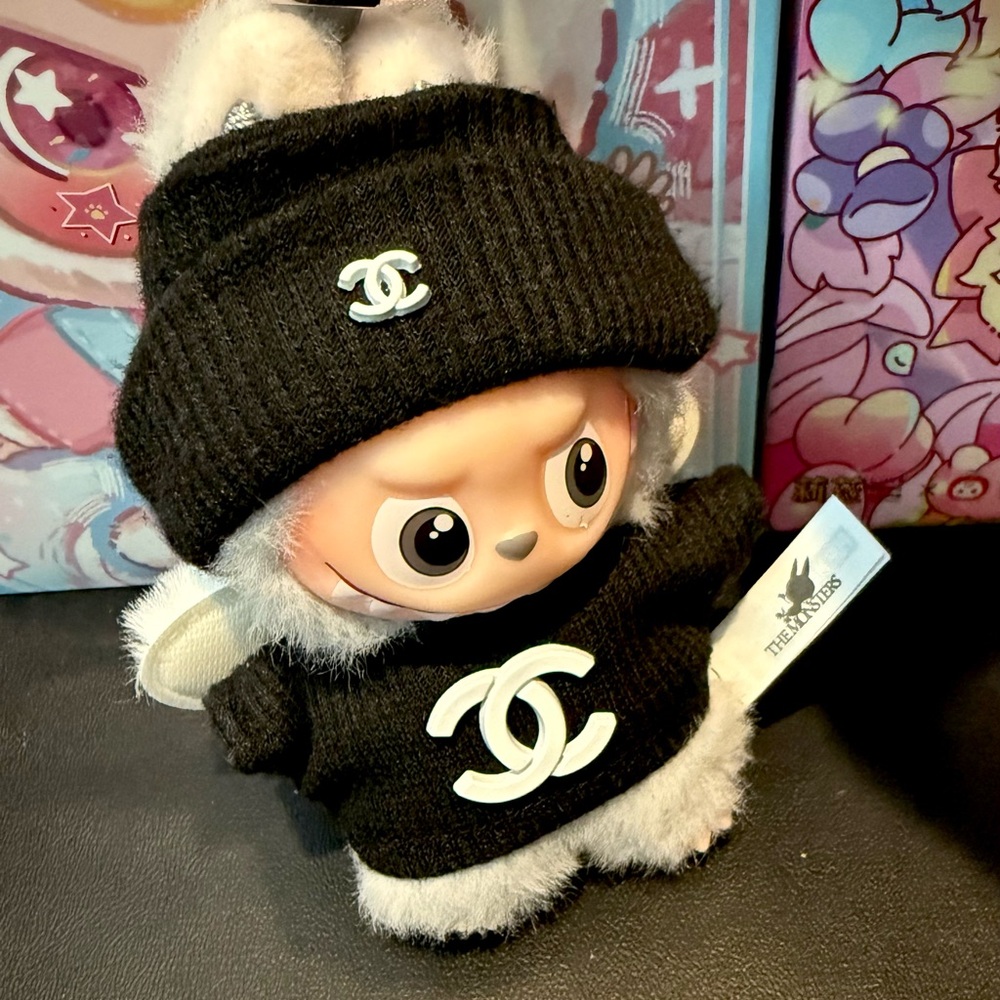 Coco Chanel inspired labubu outfit (Doll not included) Fits Pin For Love ❤️